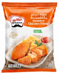 Al Kabeer Breaded Chicken Fillet Non Spicy 750g