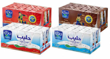 نادك حليب يو اتش تي فراولة/شوكولاتة 18 حبة 185 مل