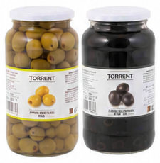 Torrent Green/Black Olives Pitted 935GM