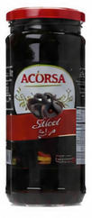 Acorsa Sliced Black Olives 240GM
