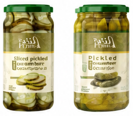 Prime Sliced Cucumbers Pickled / Cucumber Pickled Lemon with Safflower 720gm