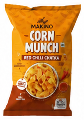 Makino Corn Munch Red Chilli Chatka 150gm