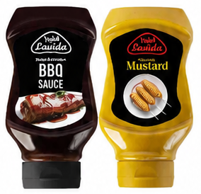 Lavida BBQ Sauce 430g | Yellow Mustard 400g