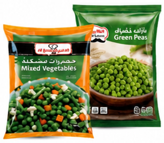 الكبير خضروات مشكلة / بازلاء خضراء ٤٠٠ جم