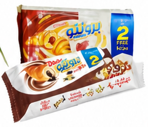 برونتو كرواسون متنوع بكريمة الكاكاو 55 جم 7 حبة