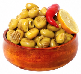 Syrian Green Grilled Olives