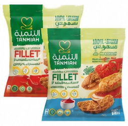 Tanmiah Breaded Chicken Fillets Regular or Spicy 600 Grams
