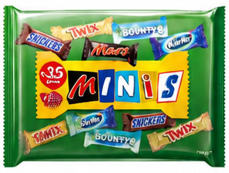 Minis Chocolate Assorted 710g 35 pc
