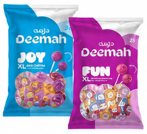 Deemah Sour / Gum Filled Lollipops 25 Pcs