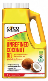 كوكو أورجانيـك زيت جوز الهند غير مكرر 1 لتر