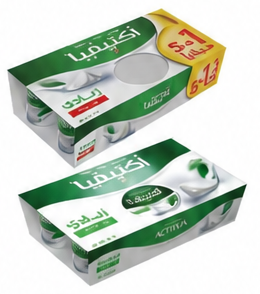 أكتيفيا زبادي طازج ١٥٠ جرام 6 حبات