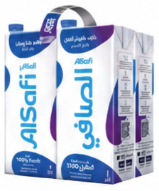 الصافي حليب كامل الدسم 4×1 لتر