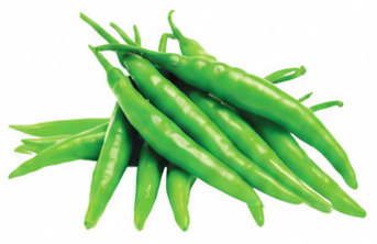 Hot Green Chilli Local