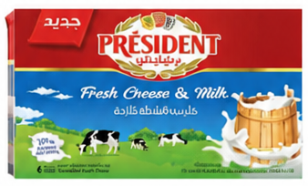 President Cheese Creamy Squares 6 pcs 84g