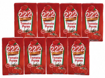 222 البركة معجون طماطم 8 × 135 جرام