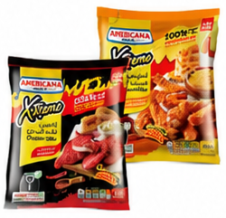 Americana Xtreme Chicken Strips Flaming Chili or Cheese 700g