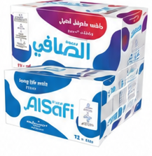 الصافي حليب طويل الأجل كامل الدسم أو قليل الدسم 12 × 1 لتر