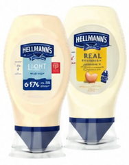 Hellmann's Mayonnaise Light | Truffle | Chilli | Garlic | Real 235 - 240 Grams