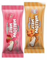 GS Mallow Melt Ice Cream Stick Strawberry or Caramel 75 ml