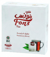 فونس شاي اسود 2 جم 100 كيس