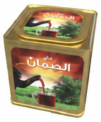 الصمان شاي سيلاني فاخر 360 جم مربع