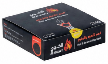 فحم الخوي للعود والبخور 40 قرص