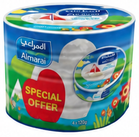 المراعي جبنة مثلثات ١٢٠ جرام (٤ عبوات)