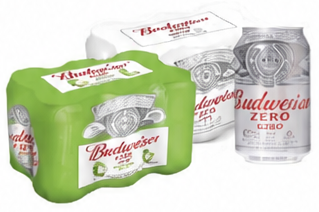 Budweiser Zero Regular Malt Beverage 330ml 6pc