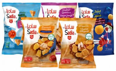 ساديا دجاج ناجتس مقرمش بوب كورن تندر ٧٥٠ جرام