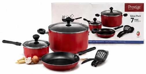 Prestige Cookware Set 7 Pcs PR22353