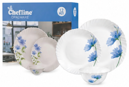 Chefline Classic 12Pcs Dinner Set Assorted