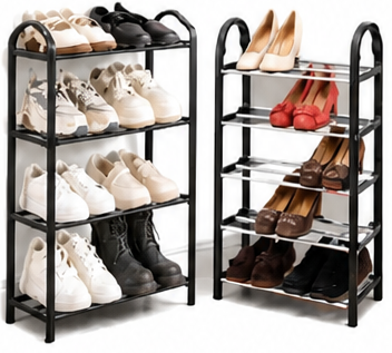 Proclis Shoerack 3 Layer Plastic Steel / Black Rod