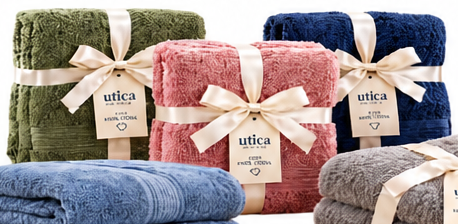 Utica Home Hand Towel Cotton 2Pc Set 50x90cm