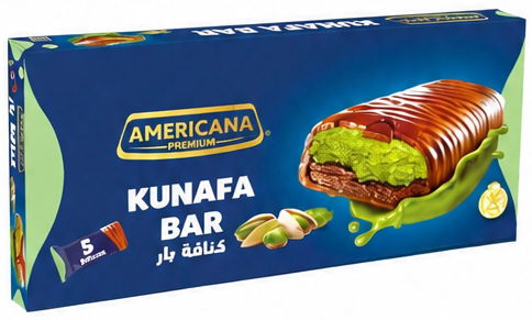 أمريكانا كيك كنافة بار ٣٥ جرام × ٥