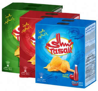 تسالي رقائق بطاطس ٢٣ | ٢٨ جرام × ١٢