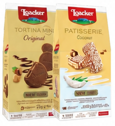 Loacker Tortina Mini 90gm | Milk Chocolate Wafer 99.6gm