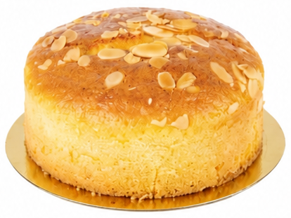 كيكة لوز دائرية
