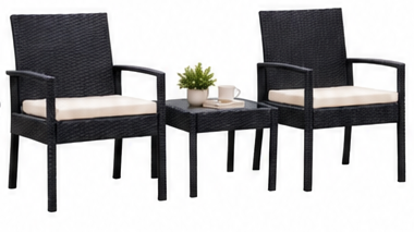 Royal Relax Rattan Furniture Set 2 Chair with Table 17005