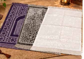 هيرا سجادة صلاة حريرية 80×120 سم متنوعة