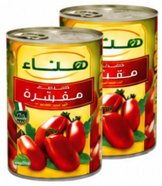 هناء طماطم مقشرة 400 جم