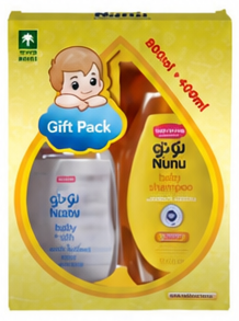 Nunu Baby Shampoo + Oil Baby 800ml + 400 Free