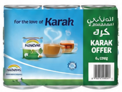 رينبو حليب مبخر كرك بالهيل ٦ * ١٧٠ جرام