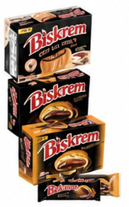 Biskrem Biscuits Coffee Time Cinnamon | Cocoa | Caramel 125 pc