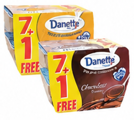 Danette Pudding 7+1 x 75g