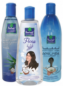 Parachute Advanced Coconut with Aloe Vera Hair Oil 250ml or Sampoorna | Jasmine Hair Oil 300ml