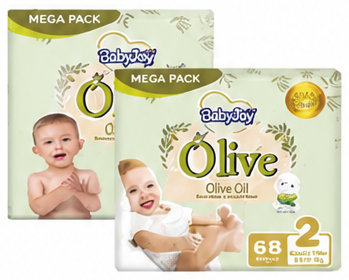 Baby Joy Diaper Olive Oil Mega Pack