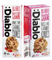 Diablo Chocolate Chips & Cranberry / Goji Berries Cookies 35 gr