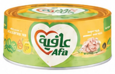 عافية تونة لحم خفيف بزيت دوار الشمس تندر 80 جرام