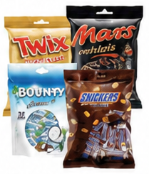 Mars | Snickers | Twix | Bounty Chocolate Miniatures
