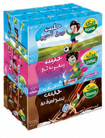 ندى حليب أطفال فراولة | شوكولاتة كامل الدسم ۱۸ × ۱۸۵ مل